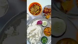 Veg khana set #mithilathali set #yshorts #purenepali #youtubeshorts #viralvideos #food #mithilaset