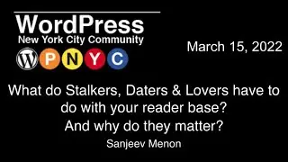 Stalkers, Daters & Lovers: Creating a revenue strategy to monetize the 3 archetypes of your audience