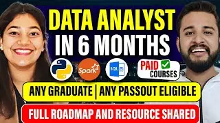 DATA FIELD JOB IN JUST 6 MONTHS | ANY DEGREE | ANY YEAR PASSOUT | FULL ROADMAP AND RESOURCES