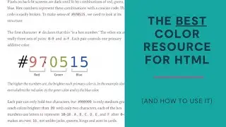 The BEST Color Resource for Coding with CSS (and how to use it)