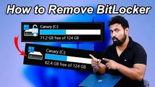 How to Remove BitLocker | How to Disable BitLocker | Disable BitLocker from Drive | BitLocker Remove