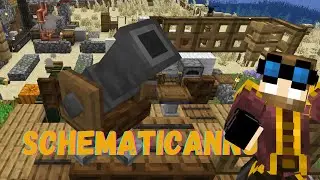 How To Build ANYTHING In Minecraft Using The Schematic Cannon! - 1.20.1
