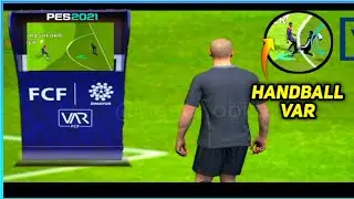 HandBall VAR Check By REFEREE In Pes 2021 Mobile