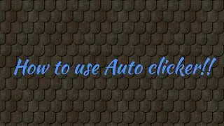 How to use auto clicker for chrome book (Roblox not included)