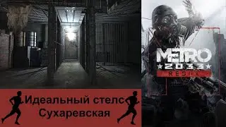 Идеальное стелс прохождение уровня Сухаревская ||| Metro 2033 Redux