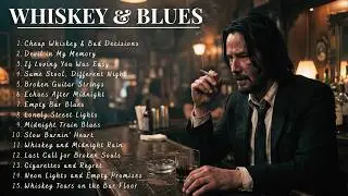 Midnight Whiskey Blues 🍂 Slow Blues for Late Night Relaxing & Calm Vibes