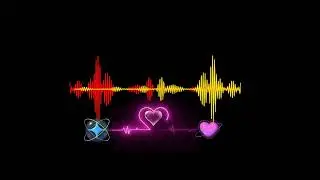 1minute audio visualizer black screen video | music player icon background effects | editing