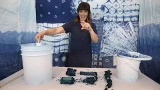 Indigo Lesson 5: Dyeing The Prepared Fabric