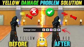 YELLOW TO RED DAMAGE NEW OFFICIAL SOLUTION | SOLOTION FROM FREEFIRE | YELLOW DAMAGE CHANGE INTO RED