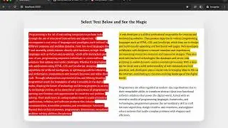 Highlight Text in ReactJS | Create A Reader App in ReactJS | Create an Editor in ReactJS