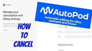 HOW TO CANCEL A AUTOPOD MEMBERSHIP