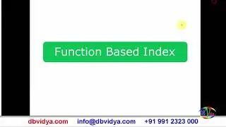 Oracle Function based Index Performance