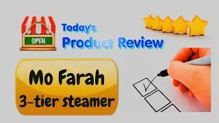 Mo Farah 3-tier food steamer | Product Reviews | (4K video)