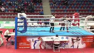 Göy künc Devrişova Aysu (H.H 888) & Qırmızı künc - Tülin Ələkbərova  (Din ic) #kikboxing #kikboks