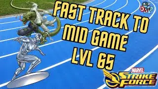 MID LVL PLAYER BEGINNER GUIDE MARVEL STRIKE FORCE AUGUST 2024 | GUIDE AND TIPS TO MAX LVL65