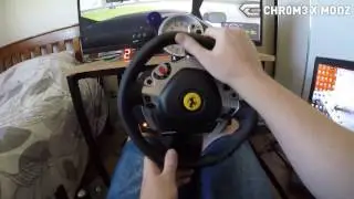 rFactor Nissan Skyline R32 Drifting - Thrustmaster 458 Italia POV (Go Pro Footage Only)