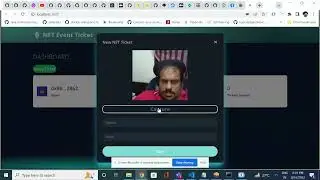 ERC-721 Event Ticket  Demo   using Solidity, React And NodeJs