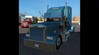 American Truck simulator Freightliner- (Delivering tractor)