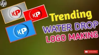 Trending Water Drop Logo Making In Pixel Lab | Kumawrpadcantla