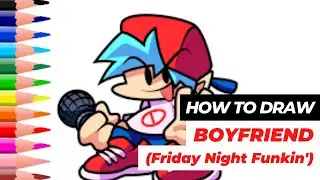 How to Draw Boyfriend / Friday Night Funkin' / Drawing Tutorial