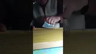 Гребешок. Наващиваем рамки.