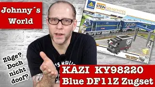 Kazi KY98220 Diesel Elektrische Lok in Blau - mit viel dabei! 