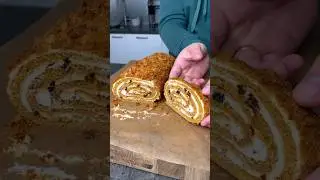 HONEY ROLL CAKE IN 15 MINUTES