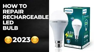 How to repair rechargeable bulb// Led bulb repair at home//How to change battery rechargeable bulb