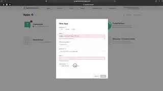 Creating a new app in Appstore Developer Account