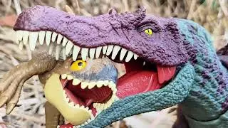 T-REX VS SPINOSAURUS VS I-REX BATTLE & KING KONG , Movie for Jurassic World