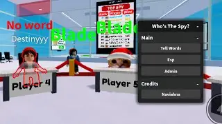Who's the Spy Script | Tell Words, Spy Esp, Admin Command