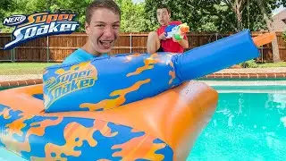 If Nerf Super Soaker Battles Were Like Video Games!