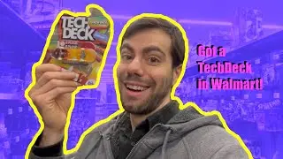 I Got A Tech Deck At Walmart! (My First YouTube Video)