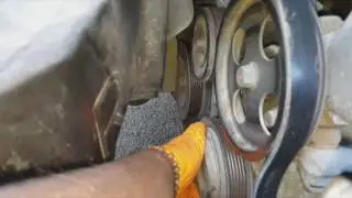 How to change a Toyota Supra drive belt / Как поменять приводный ремень  Toyota Supra