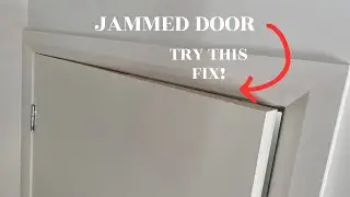 How to fix jammed or sagging door