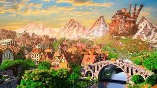 Le Château Ambulant dans Minecraft !