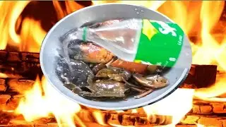 OUTDOOR COOKING ll MUD CRABS WITH SPRITE ll NAGLUTO NG ALIMANGO SA LABAS NG BAHAY