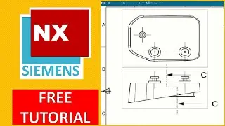 How to create detailed view in Siemens NX | Free tutorial for beginners