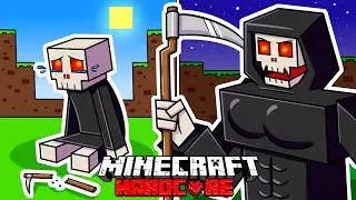 I Survived 1000 DAYS as a SCARY GRIM REAPER  in HARDCORE Minecraft - Scary Quests Compilation