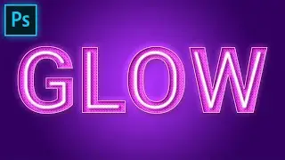 NEON GLOW TEXT EFFECT | PHOTOSHOP EFFECT | PHOTOSHOP TUTORIAL