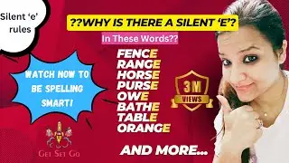 Silent e spelling rule || why there is silent e in words? #spelling #learning