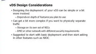 vSphere Advanced Networking Training: vSphere Distributed Switch – In Depth (7/11)