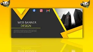 Gimp: How to design web banner in gimp ! Web banner design
