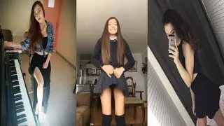 Tiktok Bad Bad Boy Musically Skirt Girls Dance 2019