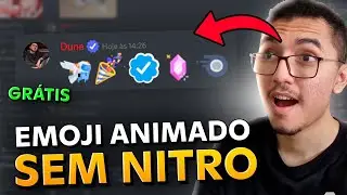 COMO USAR EMOJI ANIMADO SEM NITRO NO DISCORD (DE GRAÇA)