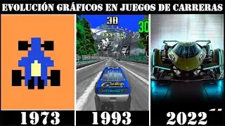 Evolución de los gráficos en videojuegos de carreras ( 1973 - 2022 )
