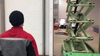 Монтаж установка холодильных откатных дверей в Москве