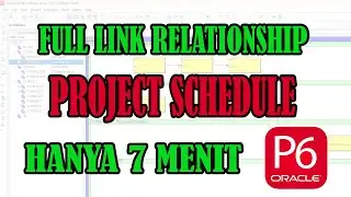 Link relationship project schedule storage tank hanya 7 menit