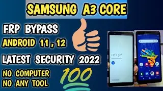 Samsung A3 Core Frp Bypass | How To Bypass Google Account Samsung A3 Core