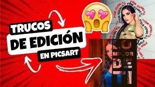 DESCUBRE los SECRETOS de COMO editar EN PICSART /TUTORIAL